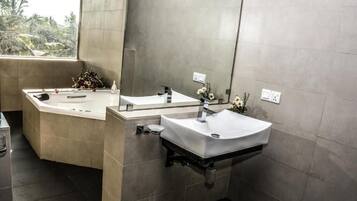 Appartement Luxe, cuisine, vue lagon | Salle de bain