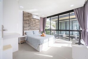 3 bedrooms, blackout drapes, free WiFi - AnB Loft 1 poolvilla close Jomtian beach (Bang Lamung)