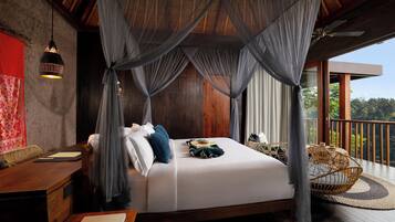 Vila exclusiva, vista para o vale | 1 quarto, frigobar (abastecido com itens grátis), cofres nos quartos