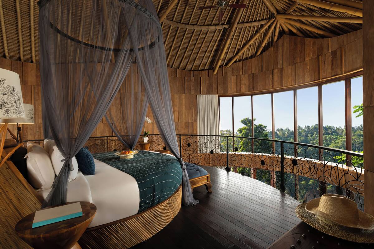 Honeymoon villa, uitzicht op vallei | Een gratis minibar, een kluis op de kamer, verduisterende gordijnen