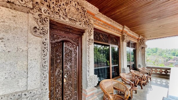 Double or Twin Room, Garden View | Terrace/patio - Puri Karang Residence (Tembuku)
