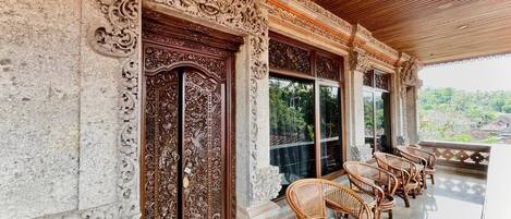 Double or Twin Room, Garden View | Terrace/patio