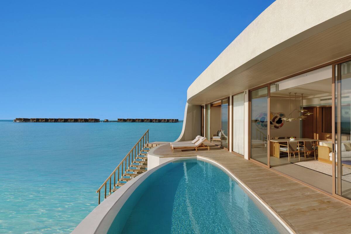 Zimmer, 3 Schlafzimmer, auf dem Wassser (Sunset, Pool Residence) | Hochwertige Bettwaren, Minibar, Zimmersafe