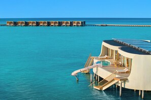 Room, 3 Bedrooms, Overwater (Sunset, Pool Residence) | Premium bedding, minibar, in-room safe, laptop workspace