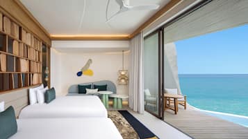 Premium bedding, minibar, in-room safe, laptop workspace