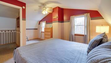 2 bedrooms, bed sheets