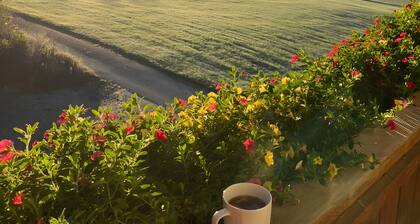 Ferienwohnung 'Waldblick' mit Gemeinschaftsgarten, Balkon und Wi-Fi