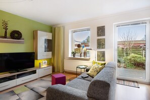 TV, DVD player, table tennis