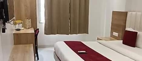 Premium bedding, down comforters, free WiFi, bed sheets