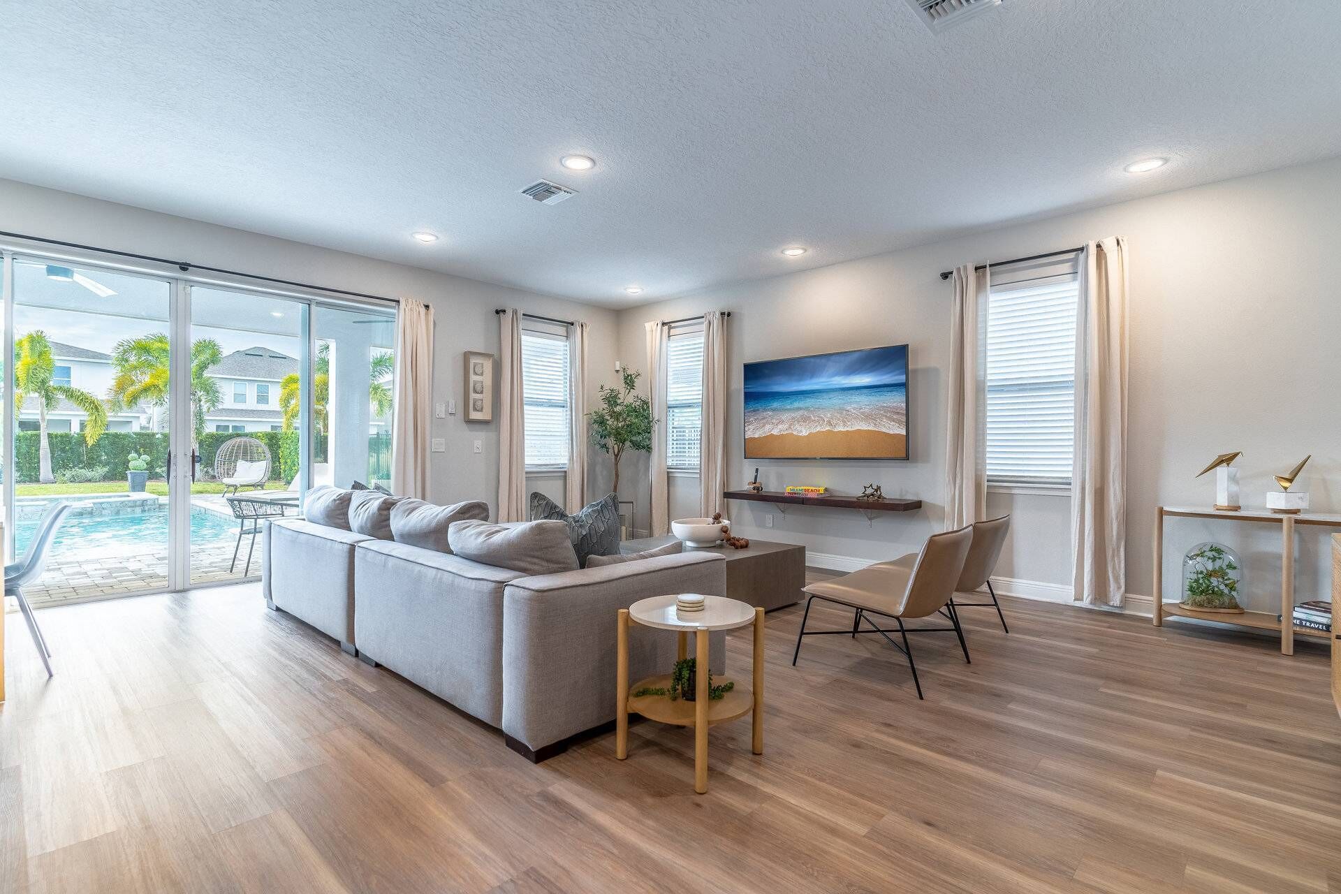 TV, foosball, table tennis