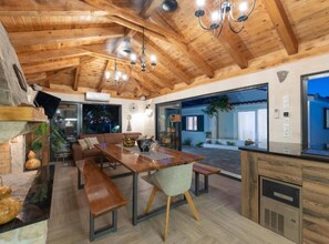 Private kitchen - Idyllic Escape Villa Maretici With Pool and Private Garden (Unesic)
