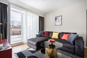 Living area - The Rose Garden Apartments (Budapest)