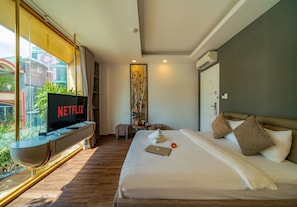 Chambre Double Deluxe, vue ville | Vue de la chambre