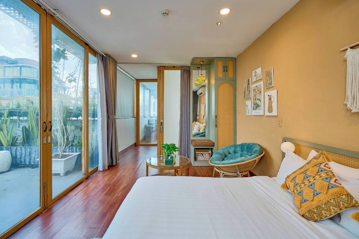 Chambre Double Deluxe, vue jardin