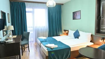 Deluxe Double or Twin Room, Balcony, Mountain View | Desk, laptop workspace, soundproofing, free WiFi