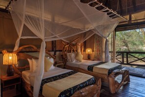 Deluxe Twin Room - Ishasha Jungle Lodge (Ishasha)