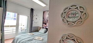 2 bedrooms, iron/ironing board, travel cot, free WiFi - Vacation apartment Casa Dom 1 in Morro Jable, roof terrace, sea view, 2 bedrooms (Morro Jable)