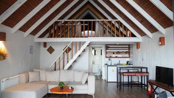 單棟小屋, 泳池景 | 2 間睡房、迷你吧、手提電腦工作空間、隔音