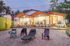 Façade de l’hébergement