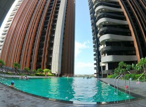 Indoor pool, outdoor pool