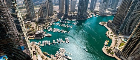 Appartement, balcon, vue marina | Vue sur l’eau