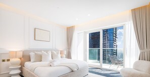 Appartement, balcon, vue marina