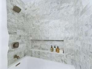 Hair dryer, towels