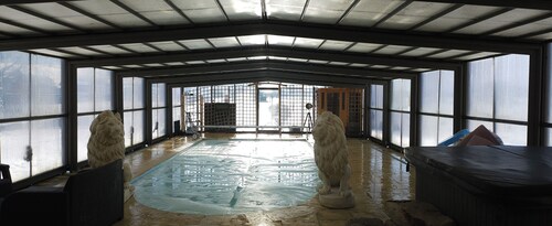 villa avec piscine privée et chauffée en Normandie