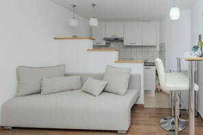 100-cm flat-screen TV with satellite channels, ping pong