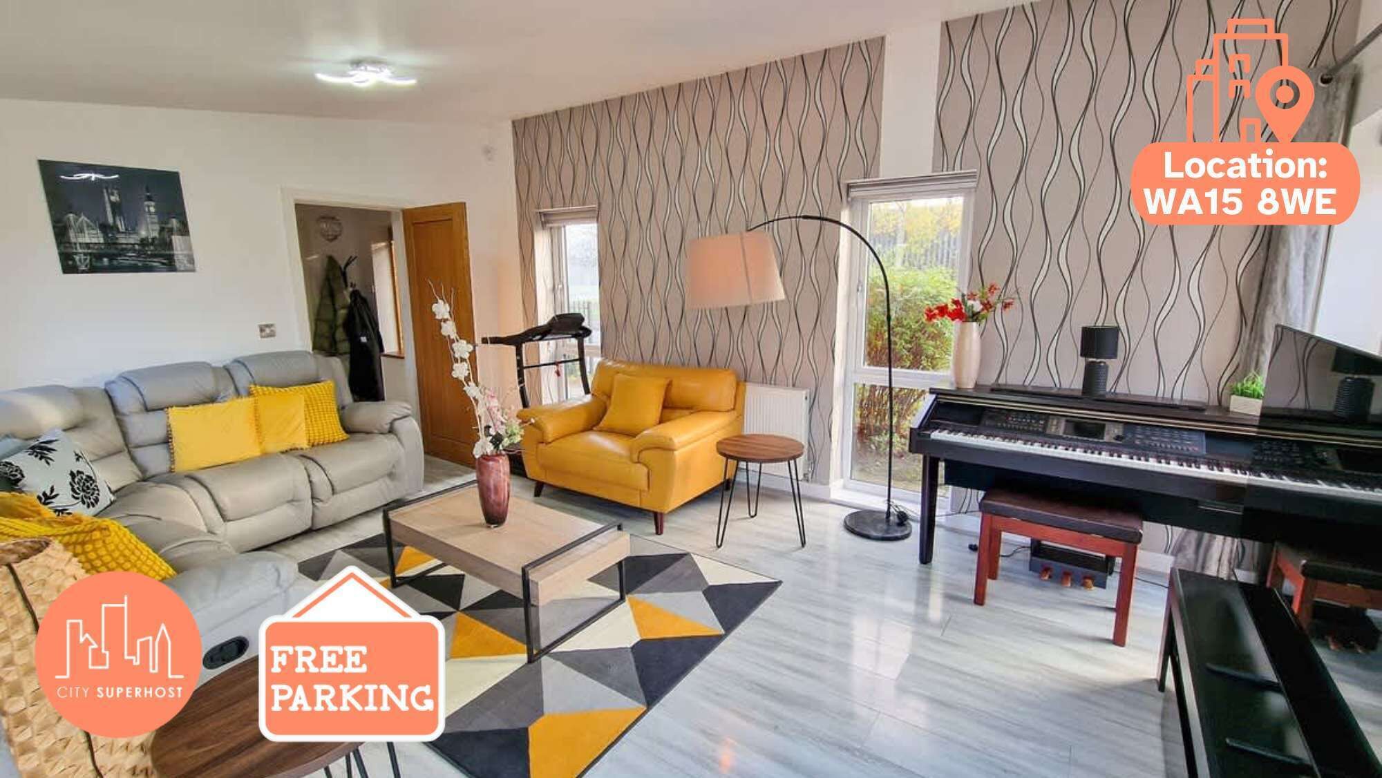 Relax in style with comfy seating and plenty of natural light