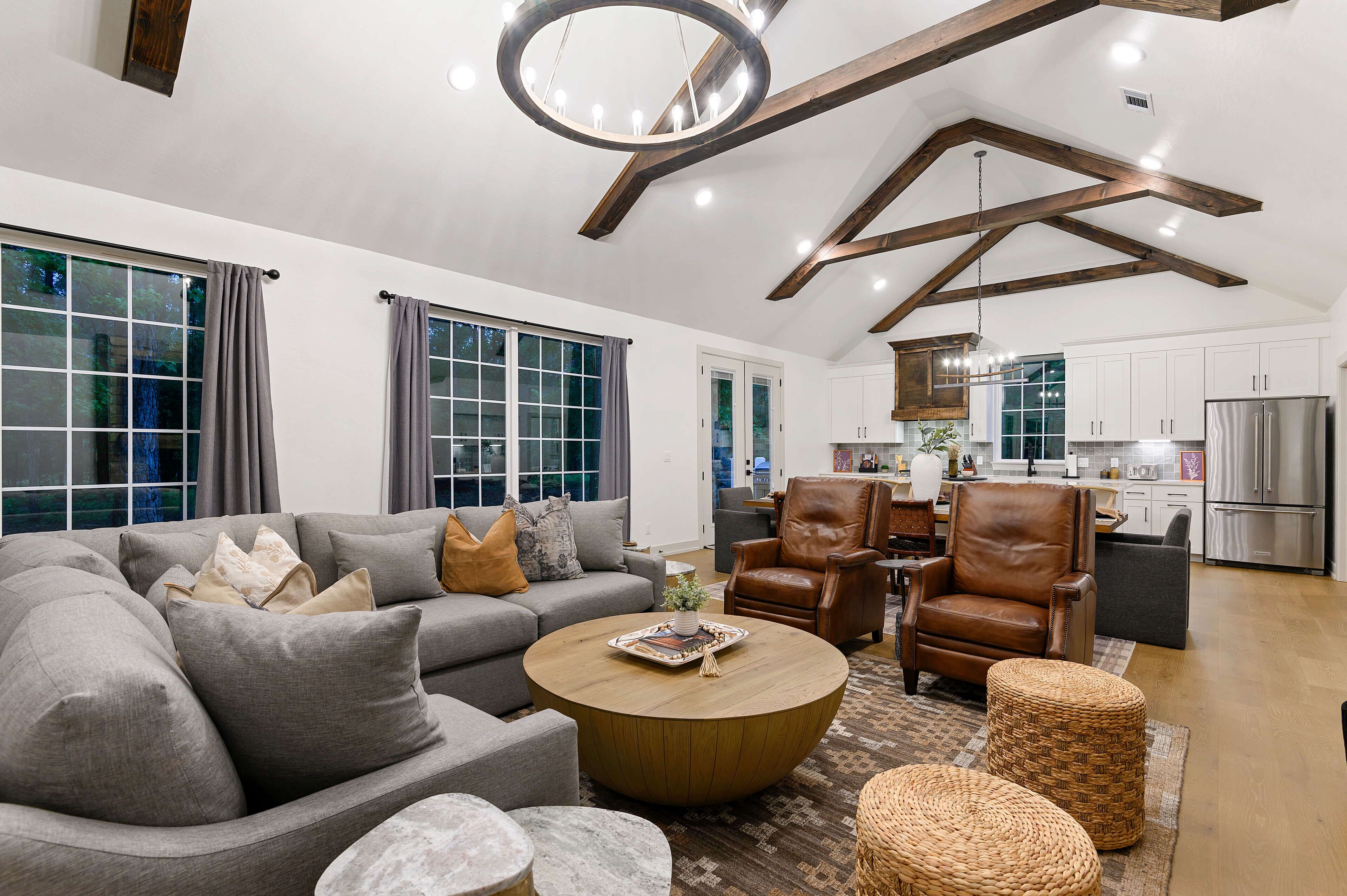 TV connectée, cheminée