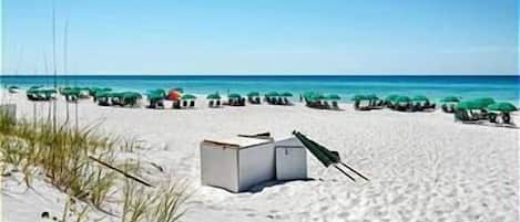 On the beach