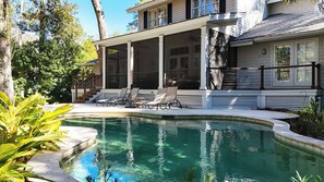 Una piscina climatizada