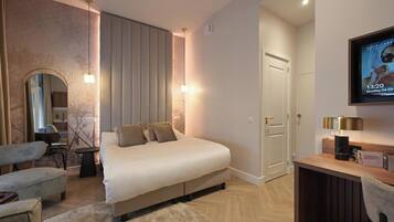 Suite de lujo | 1 habitación, insonorización y tabla de planchar con plancha