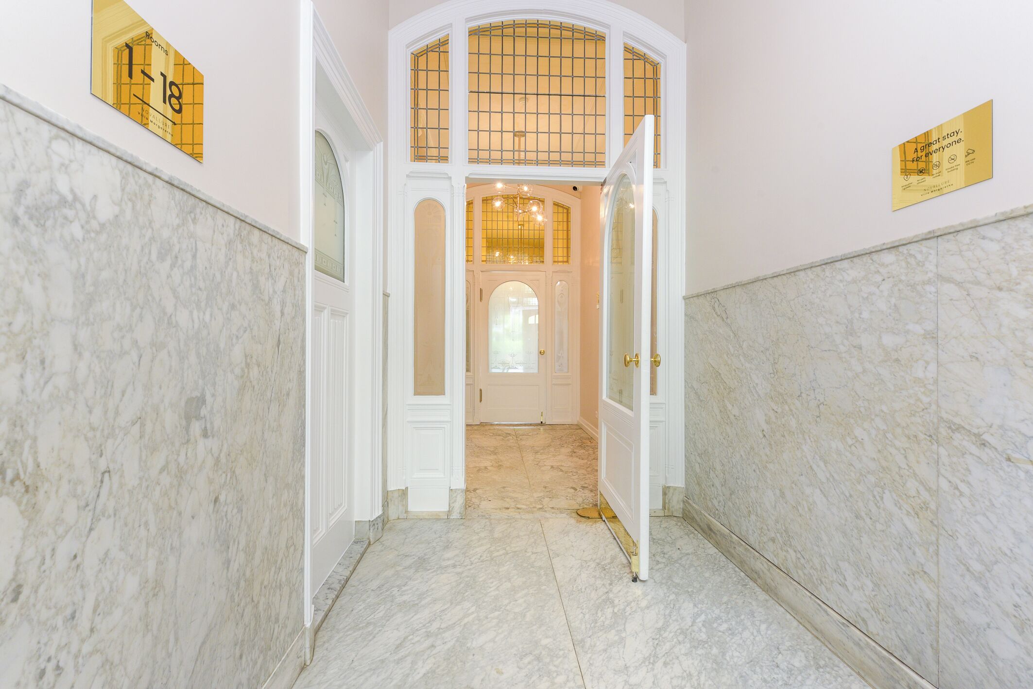 Interior entrance