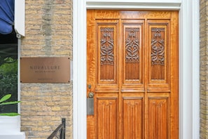 Voorkant van accommodatie