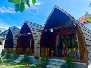 Voorkant van accommodatie