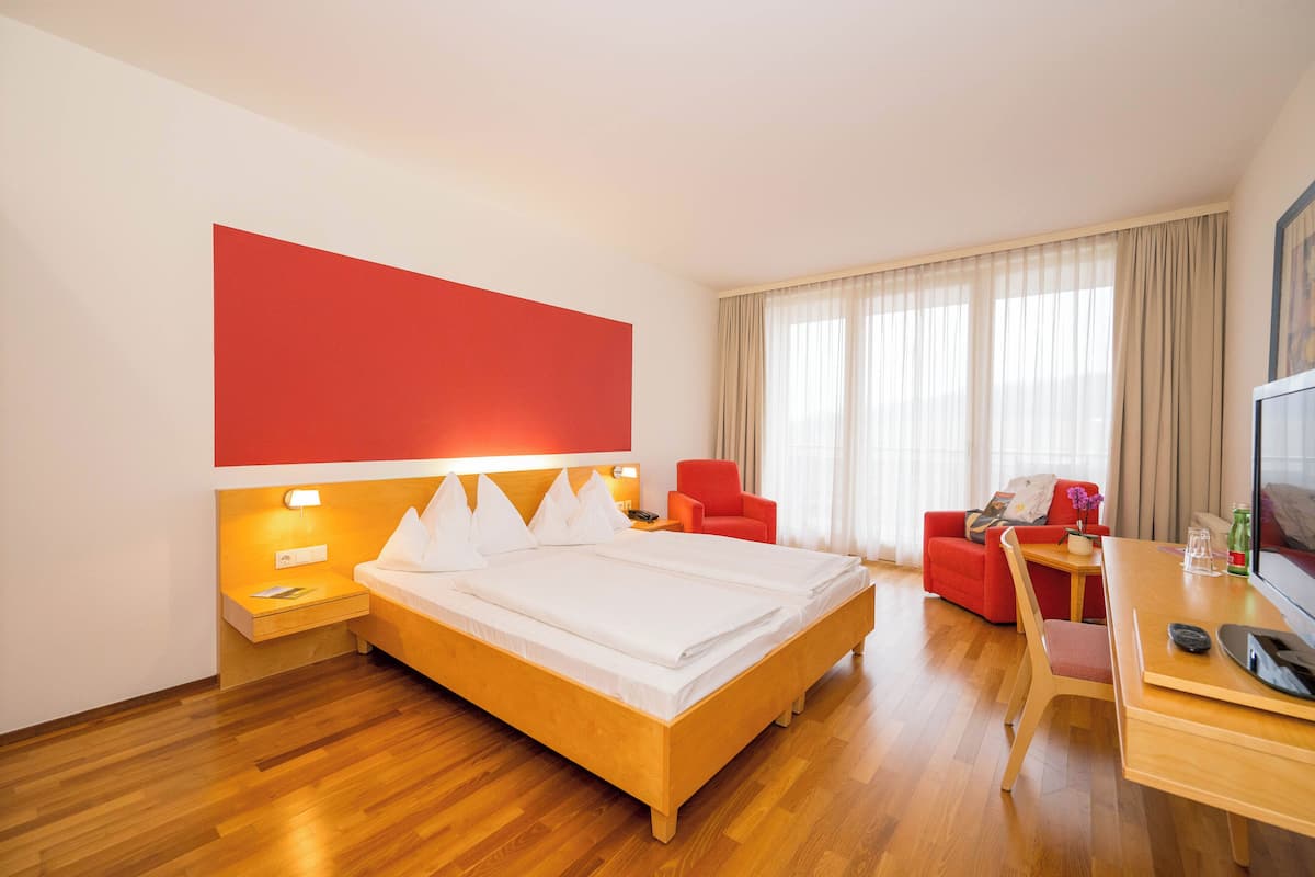 1 chambre, literie hypoallergénique, minibar