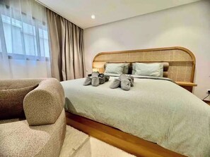 1 habitación, tabla de planchar con plancha, wifi y ropa de cama 