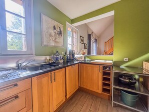 Fridge, microwave, oven, stovetop - Pretty T3 at the foot of the golf course - The 19th Hole (Bellême)