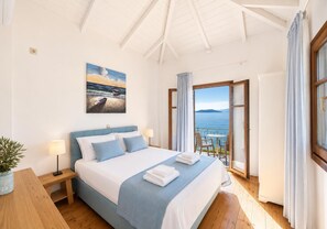 2 bedrooms, iron/ironing board, WiFi, bed sheets - Villa Pelagos Kyma - Two Bedroom Villa, Sleeps 4 (Lefkada)