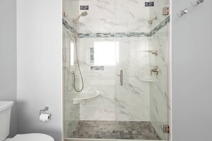 Shower, hair dryer - Grande Getaway | Walking Distance to the Beach (Rehoboth Beach)