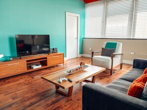 Smart-TV, Videospiele, Stereoanlage