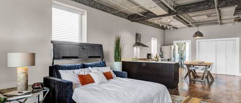 1 makuuhuone, työpöytä, silitysrauta/-lauta, ilmainen Wi-Fi