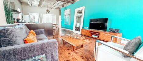 Smart TV, video games, stereo