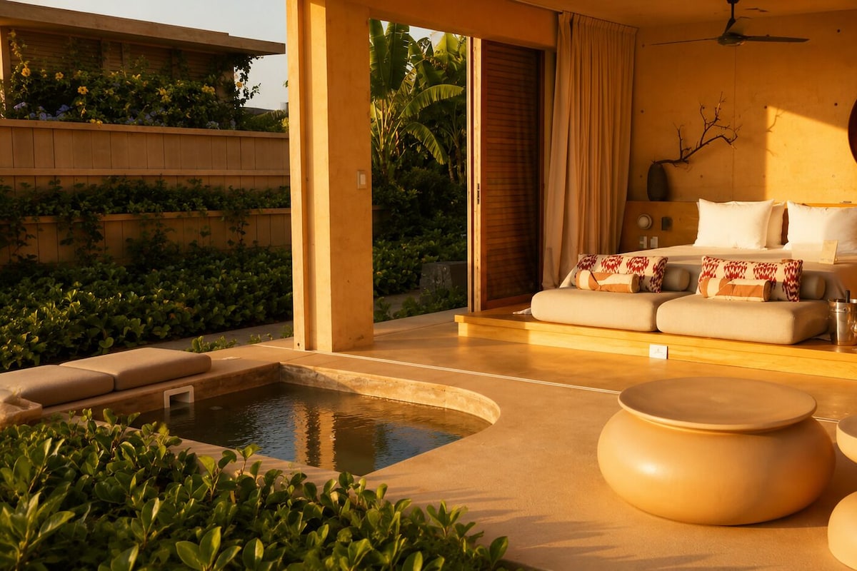 Luxury Studio Suite, Private Pool, Sea View | Terrace/patio