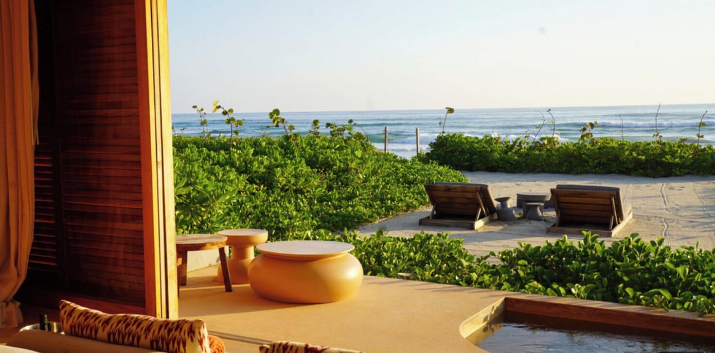 奢华开间套房, 私人游泳池, 海滨 | 露台