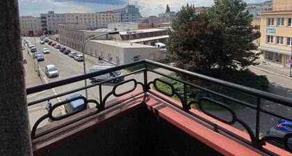 Riverfront apartment, two bedrooms + balcony