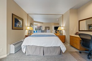 1 chambre, bureau, Wi-Fi, draps fournis
