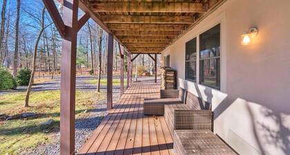 A-Frame Chalet - Mountain modern in Big Bass Lake with pool!